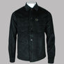 Fred Perry Corduroy Overshirt Night Green