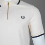 Fred Perry Crepe Pique Polo Shirt Silky Peach