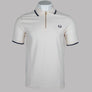 Fred Perry Crepe Pique Polo Shirt Silky Peach