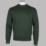 Fred Perry Crew Neck Sweatshirt Court Green/Snow White/Navy