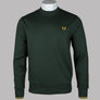 Fred Perry Crew Neck Sweatshirt Court Green