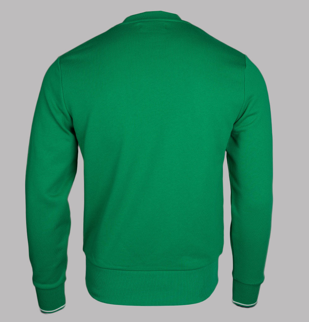 Fred perry cheap green sweatshirt