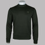 Fred Perry Crew Neck Sweatshirt Hunting Green/Light Oyster/Laurel Wreath Green