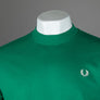 Fred Perry Crew Neck Sweatshirt Label Green