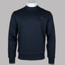 Fred Perry Crew Neck Sweatshirt Navy/Laurel Wreath Green/Brick