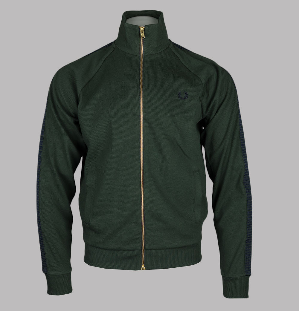 Fred Perry Dash Taped Track Jacket Court Green – Bronx Clothing