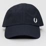 Fred Perry Dual Branded Seersucker Cap Navy