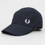 Fred Perry Dual Branded Seersucker Cap Navy