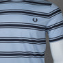Fred Perry Fine Stripe T-Shirt Light Smoke