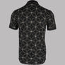 Fred Perry Geometric Polo Shirt Black