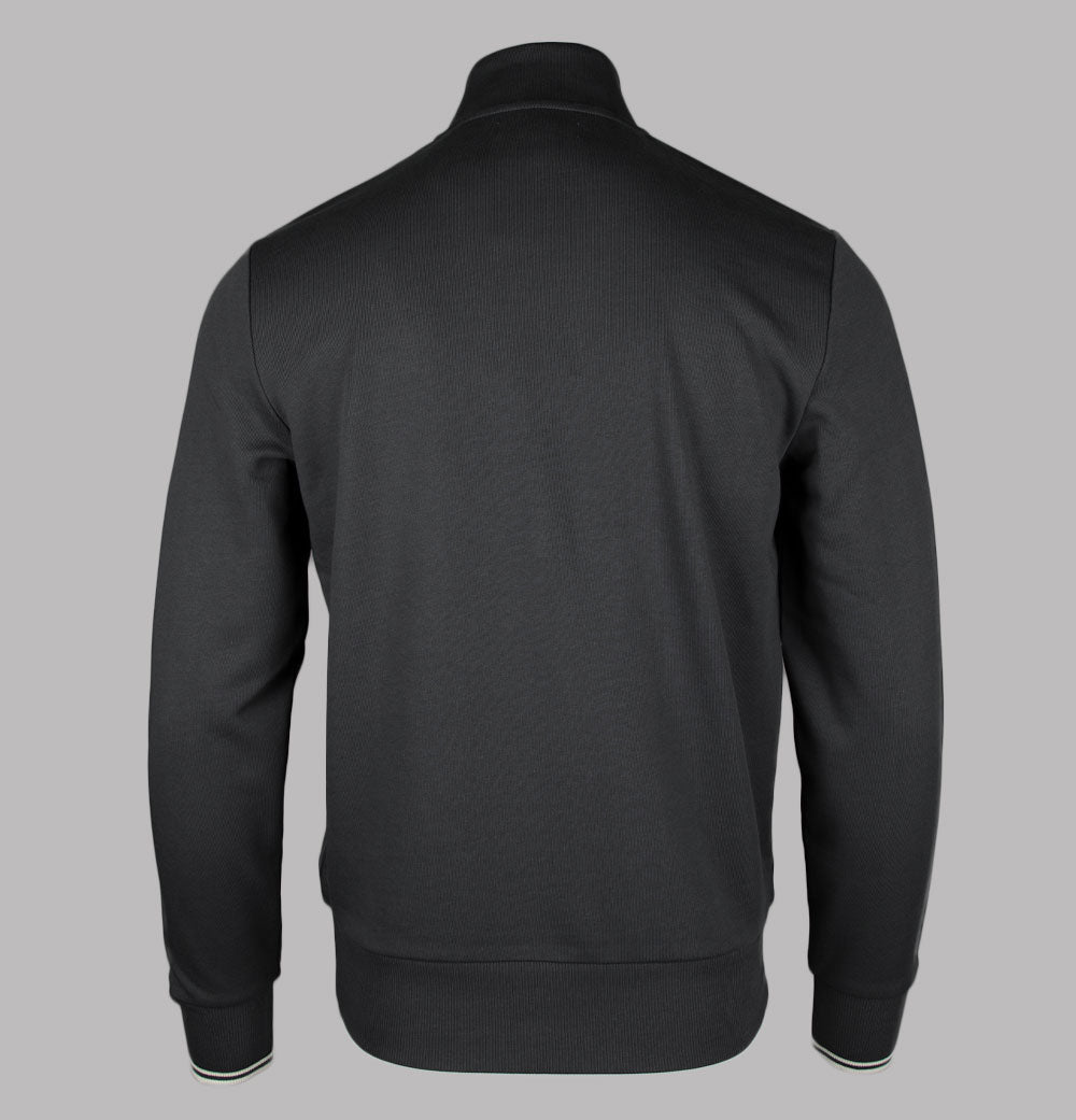 【FRED PERRY】Baseline Half Zip Sweatshirt V07 Anchor Grey Fred Perry Half Zip Sweatshirt Anchor Grey/Oatmeal – Bronx