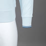 Fred Perry Half Zip Sweatshirt Light Ice/Midnight Blue