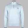Fred Perry Half Zip Sweatshirt Light Ice/Midnight Blue