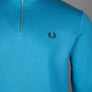 Fred Perry Half Zip Sweatshirt Ocean/Navy