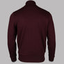 Fred Perry Half Zip Sweatshirt Oxblood/Ecru/Court Blue