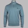 Fred Perry Half Zip Sweatshirt Stockport Blue/Navy