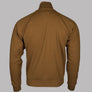 Fred Perry Half Zip Taped Track Jacket Dark Caramel