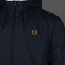 Fred Perry Hooded Brentham Jacket Navy