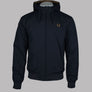 Fred Perry Hooded Brentham Jacket Navy
