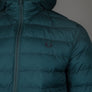 Fred Perry Hooded Insulated Jacket Petrol Blue