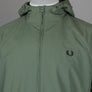 Fred Perry Hooded Shell Jacket Laurel Wreath Green