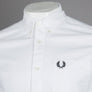 Fred Perry LS Oxford Shirt White
