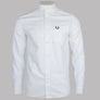 Fred Perry LS Oxford Shirt White
