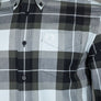 Fred Perry LS Tartan Shirt Light Ice