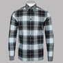 Fred Perry LS Tartan Shirt Light Ice