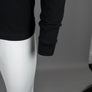 Fred Perry LS Twin Tipped Polo Shirt Black/Marmalade