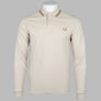 Fred Perry LS Twin Tipped Polo Shirt Oatmeal/Dark Caramel