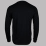 Fred Perry LS Twin Tipped T-Shirt Black/Cyber Blue/Light Rust