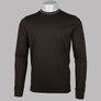 Fred Perry LS Twin Tipped T-Shirt Burnt Tobacco