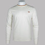 Fred Perry LS Twin Tipped T-Shirt Ecru/Honeycomb/Marmalade