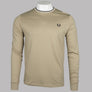 Fred Perry LS Twin Tipped T-Shirt Warm Stone