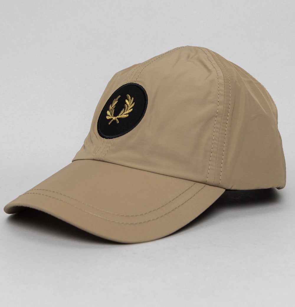 Fred Perry Laurel Wreath Patch Cap Warm Stone