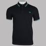 Fred Perry M3600 Black/Peach/Dark Mint