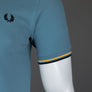 Fred Perry M3600 Polo Shirt Ash Blue/Golden Hour/Navy