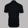 Fred Perry M3600 Polo Shirt Black/Ecru/Deep Mint