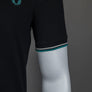 Fred Perry M3600 Polo Shirt Black/Ecru/Deep Mint