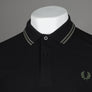 Fred Perry M3600 Polo Shirt Black/Field Green