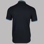 Fred Perry M3600 Polo Shirt Black/Light Smoke/Ocean