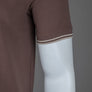 Fred Perry M3600 Polo Shirt Brick/Warm Grey