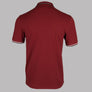 Fred Perry M3600 Polo Shirt Burnt Red/Ecru/Black