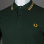 Fred Perry M3600 Polo Shirt Court Green/Honeycomb