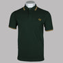 Fred Perry M3600 Polo Shirt Court Green/Honeycomb