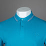 Fred Perry M3600 Polo Shirt Cyber Blue/Dark Pink/Ocean