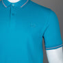 Fred Perry M3600 Polo Shirt Cyber Blue/Dark Pink/Ocean
