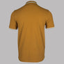Fred Perry M3600 Polo Shirt Dark Caramel/Snow White/Silver Blue