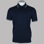Fred Perry M3600 Polo Shirt Dark Carbon/Light Ecru/Label Green